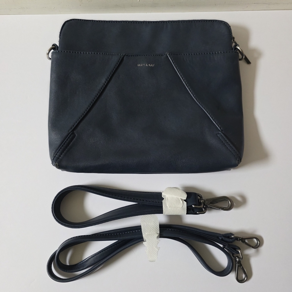 Matt & Nat Whilem Navy Crossbody/Shoulder Bag